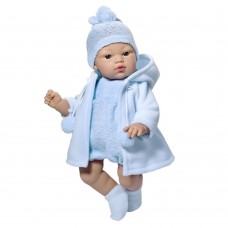 Asi Koke baby doll 36 cm with blue coat