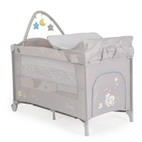 Cangaroo Travel cot Sleepy, grey