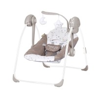 Chipolino Electric musical baby swing Moonlight, macadamia