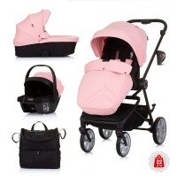 Chipolino Baby stroller Linea 3 in 1, flamingo