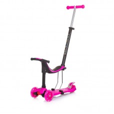 Chipolino Kid's toy scooter 2 in 1 Multi Plus, pink