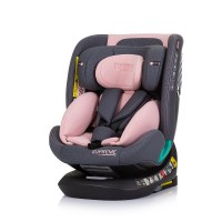 Chipolino Стол за кола 360 i-Size (40-150 cm) Supreme ISOFIX, фламинго