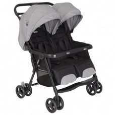 Graco Twin stroller Duo Rider, steeple grey