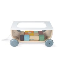 Janod Sweet Cocoon Cart With Blocks