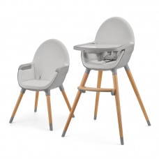 KinderKraft Fini 2 Baby High Chair 2 in 1, grey