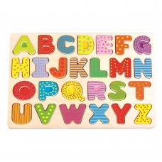 Lelin Toys Uppercase Alphabet Learning Letters Puzzle 