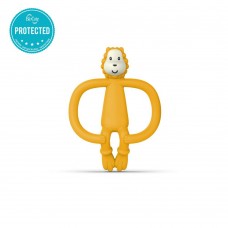 Matchstick Monkey Чесалка с апликатор Animal Teether Lion жълта