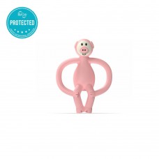 Matchstick Monkey Чесалка с апликатор Animal Teether Pig розова