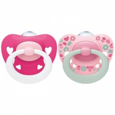 NUK Signature Silicone Soother 6-18 m with sterilizing box 2 pieces