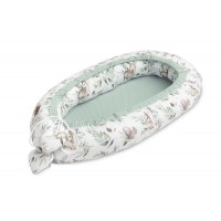 Sensillo Waffle Baby Nest, Deers mint