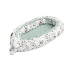 Sensillo Waffle Baby Nest, Deers mint