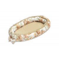 Sensillo Velvet Baby Nest, beige