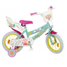 Toimsa Детски велосипед с помощни колела Peppa Pig, 14 инча