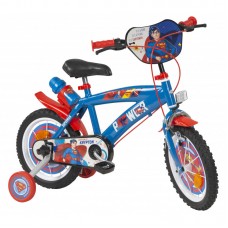 Toimsa Детски велосипед с помощни колела Superman, 14 инча