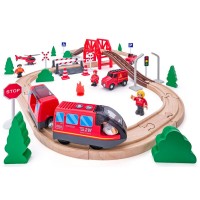 Woody Fire brigade train set