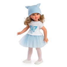 Asi Doll Sabrina with blue tulle skirt and butterfly shirt