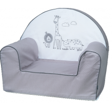 Bubaba Safari baby soft chair grey