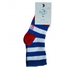 Детски памучни чорапи 6-12m, Райе