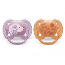 Philips Avent Ultra soft pacifiers 6-18m Flower - Dog