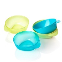 Tommee Tippee Easy Scoop Feeding Bowls, 4pcs. Green