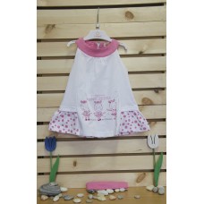 Babybol Комплект рокля и лента за глава Pink zebra